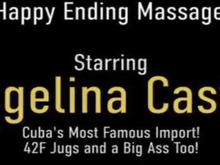 لا يصدق تدليك و كس fucking&excl; الكوبي جمال أنجلينا castro يحصل على dicked&excl;