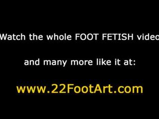 Foot fetish deity riding
